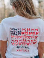 White America the Bowtiful Graphic Tee