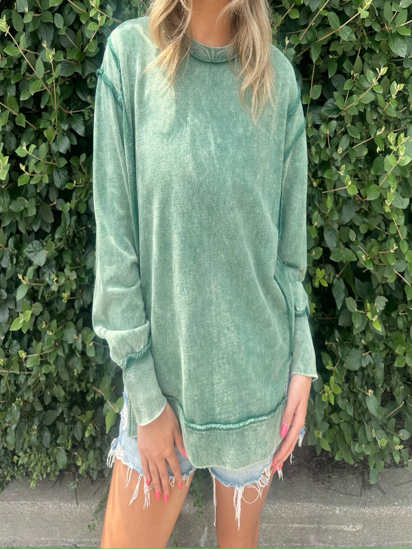 Rebecca Dk Green Sweatshirt