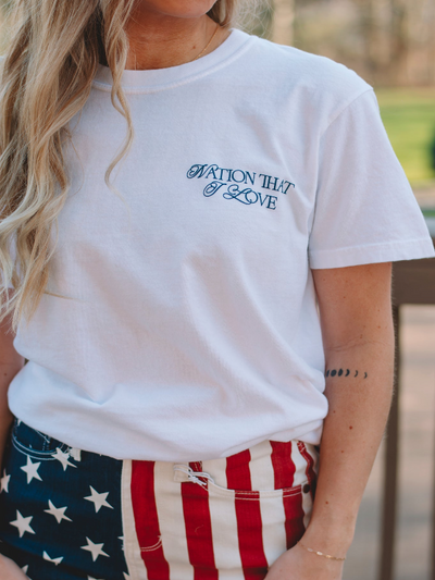White America the Bowtiful Graphic Tee