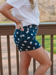 Judy Blue Americana High Waisted Shorts