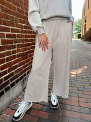 Lucy Mocha Palazzo Sweatpants FINAL SALE