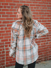 Brooklyn Cream Plaid Flannel