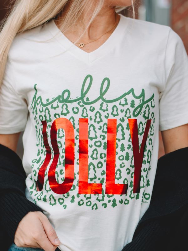 Vintage Holly Jolly Graphic Tee