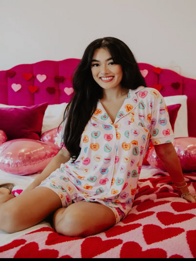 Candy Hearts PJ Set