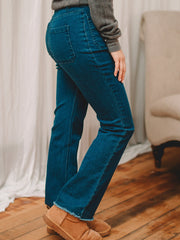 Martha Dk Denim High Rise Flared Jean