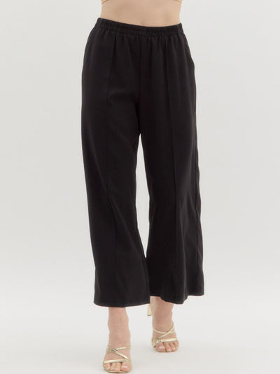Lori Black Pull On Dress Pants