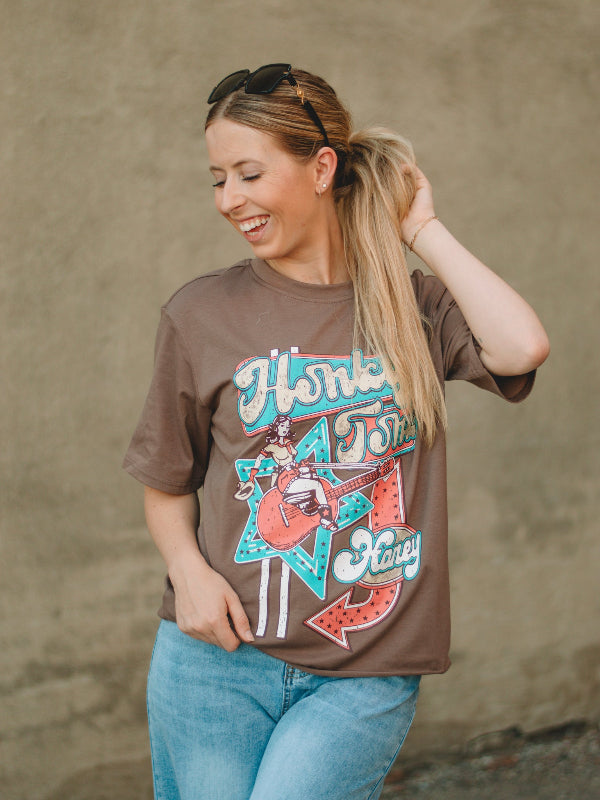 Coffee Honky Tonk Honey Graphic Tee