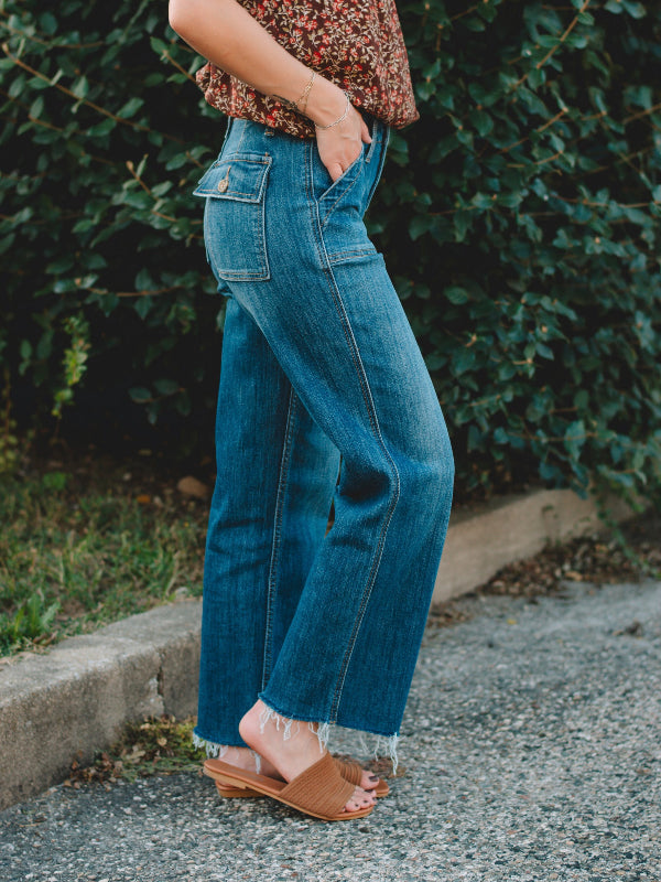 Lovervet High Rise Crop Jean