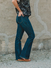Kan Can Mid Rise Petite Bootcut Jean