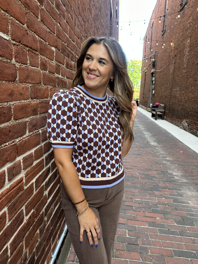 Bethany Short Puff Sleeve Sweater