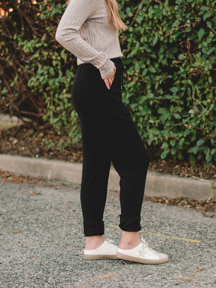 Corrine Black Joggers