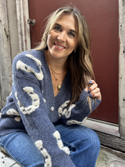 Mandy Midnight Oat Long Sleeve Cardigan