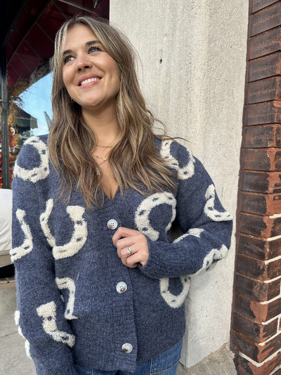 Mandy Midnight Oat Long Sleeve Cardigan