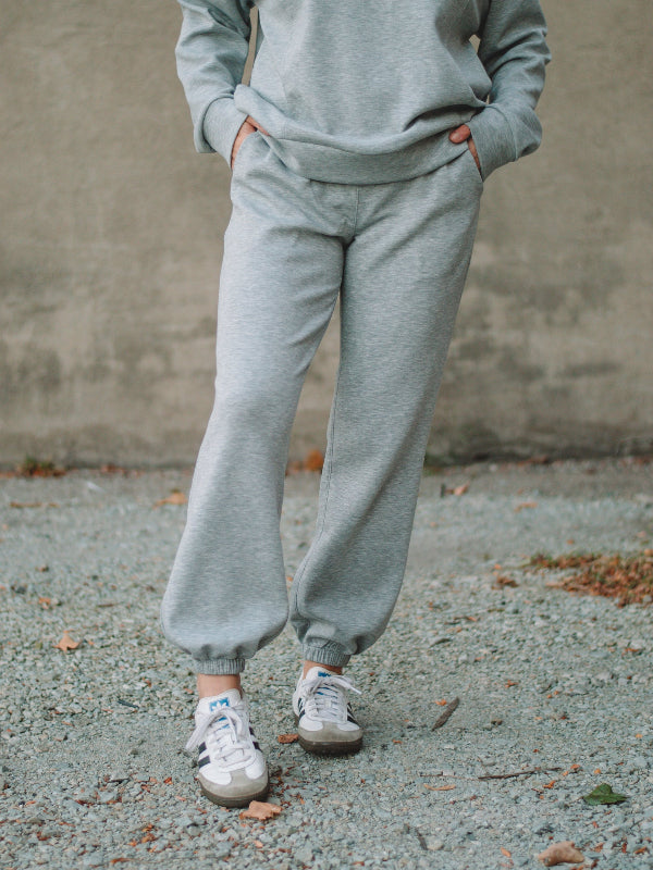 Nicole Heather Grey 2PC Jogger Set