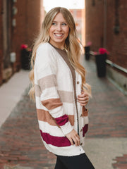 Anne Cream Long Sleeve Cardigan