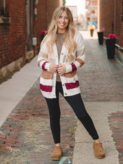 Anne Cream Long Sleeve Cardigan