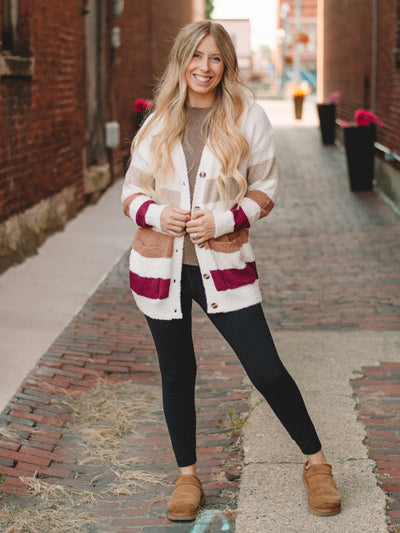 Anne Cream Long Sleeve Cardigan