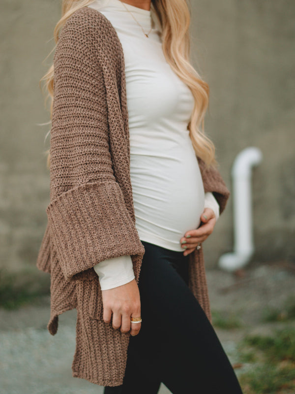 Claire Chocolate Long Sleeve Cardigan