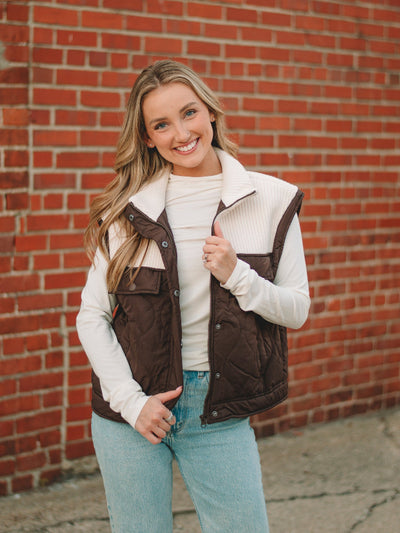 Angie Coffee Bean Vest