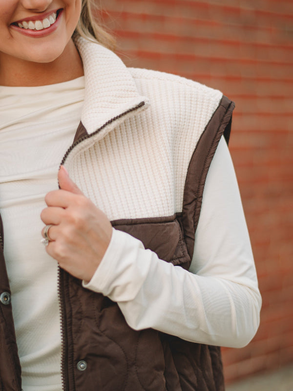 Angie Coffee Bean Vest