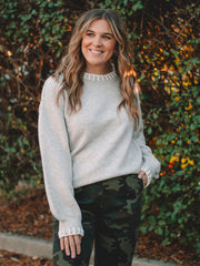 Jennifer Grey Long Sleeve Sweater