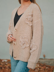 Bailey Khaki Cardigan