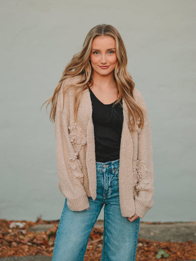 Bailey Khaki Cardigan