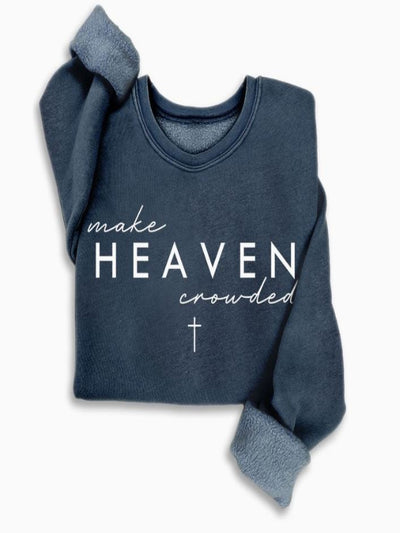 Mineral Navy Make Heaven Crowed Sweatshirt