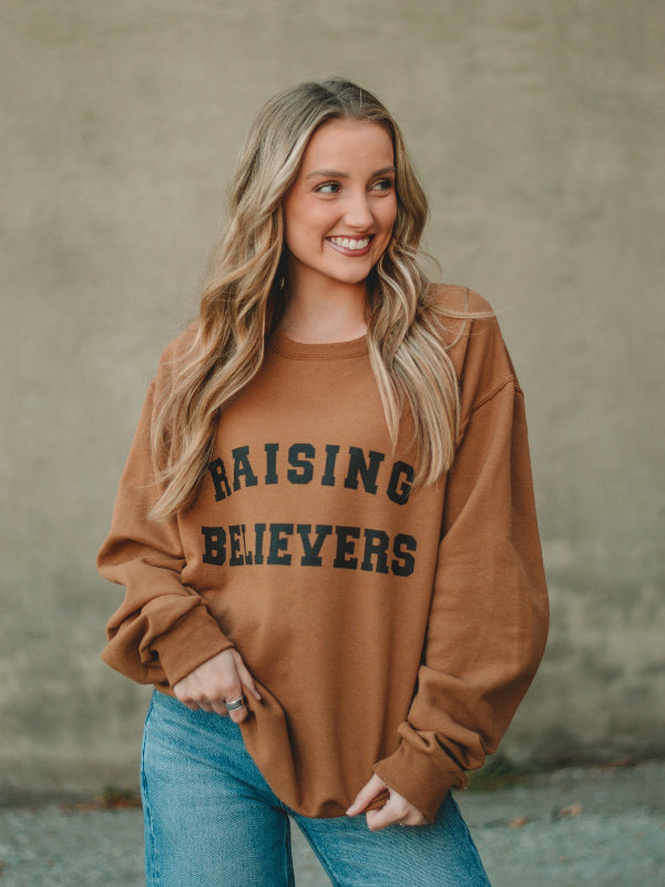Pecan Rising Believers Graphic Sweatshirt