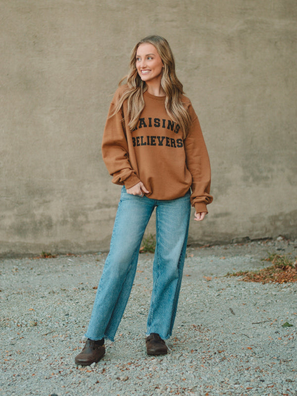 Pecan Rising Believers Graphic Sweatshirt