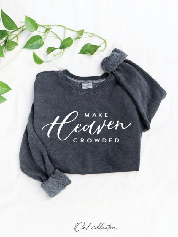 Mineral Black Make Heaven Crowed Sweatshirt