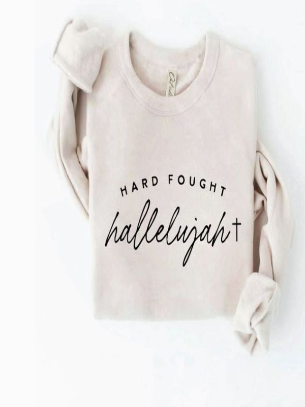 Heather Dust Hard Fought Hallelujah Sweatshirt