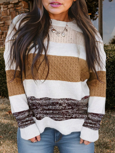 Becky Brown Long Sleeve Sweater