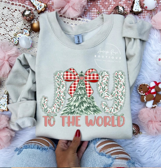 Sage Joy to the World Sweatshirt