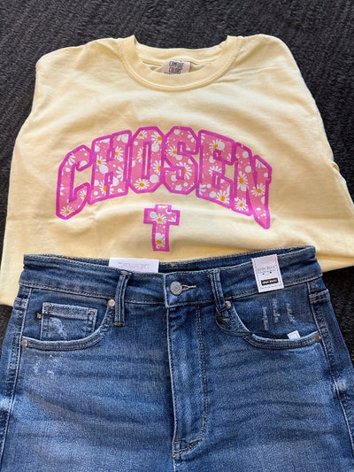 Yellow Chosen Graphic Tee