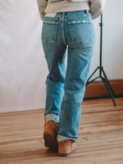 American Fit High Rise Straight Jean