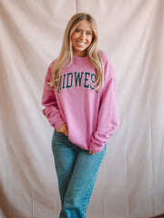 Bright Mauve Midwest Sweatshirt