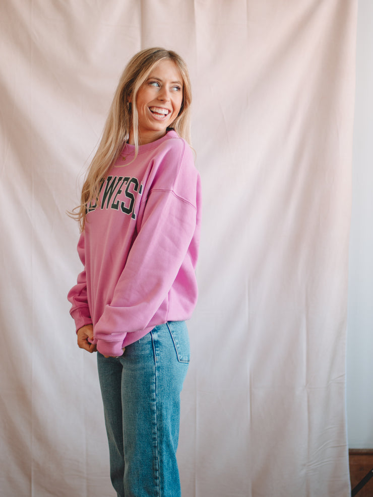 Bright Mauve Midwest Sweatshirt