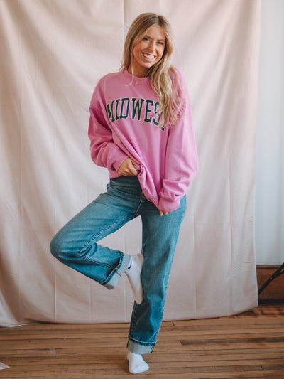 Bright Mauve Midwest Sweatshirt