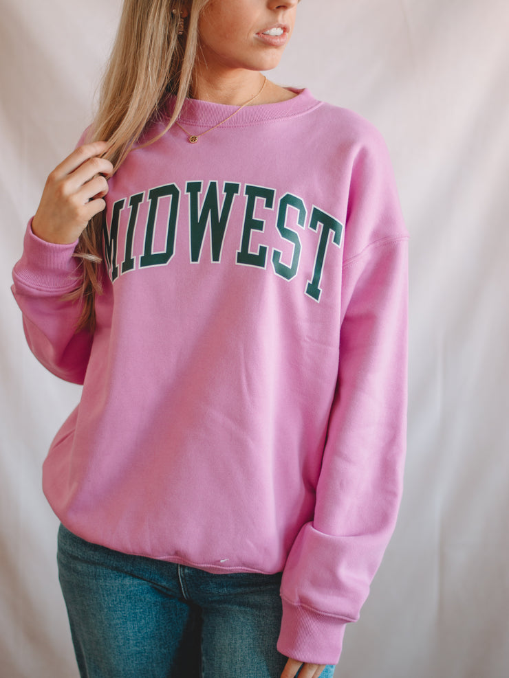 Bright Mauve Midwest Sweatshirt