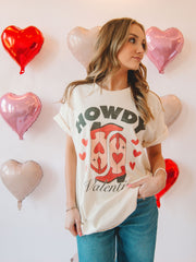 Ivory Howdy Valentine Graphic Tee