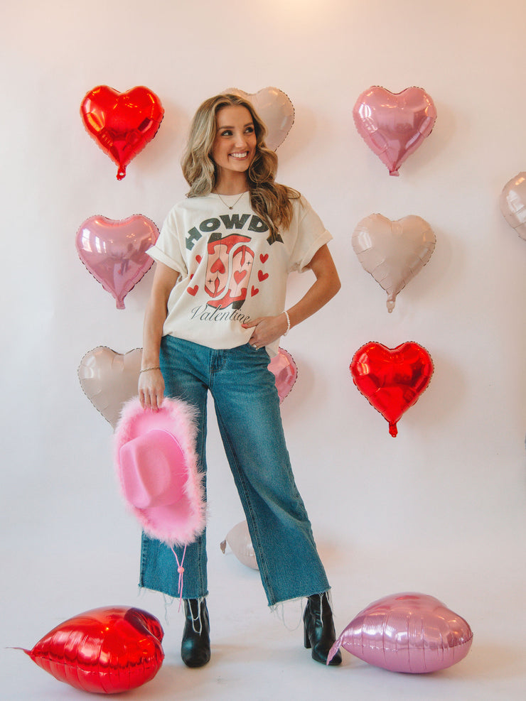 Ivory Howdy Valentine Graphic Tee