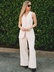 Lori Sand Pull On Pants