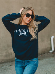 Navy America Sweatshirt