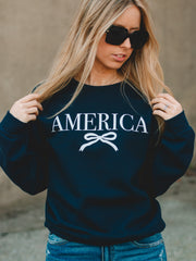 Navy America Sweatshirt