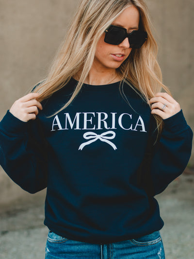 Navy America Sweatshirt