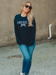 Navy America Sweatshirt