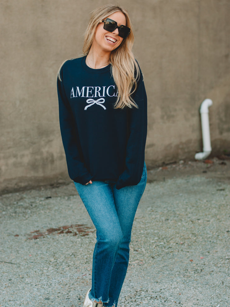 Navy America Sweatshirt