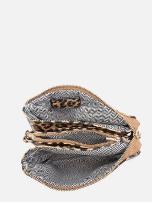 3 Compartment Crossbody/Wristlet