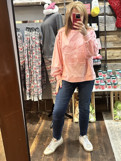 Barbara Blush Pink Long Sleeve Top